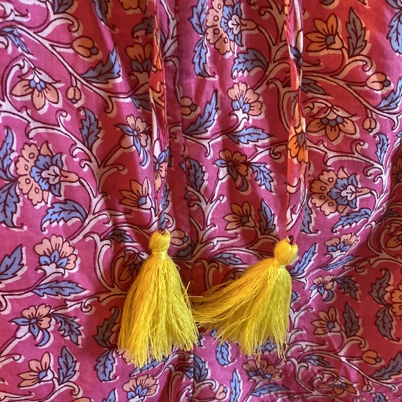 J Crew Organic Cotton Point Sur India Embroidered Boho Long Sleeve Romper - Picture 9 of 15